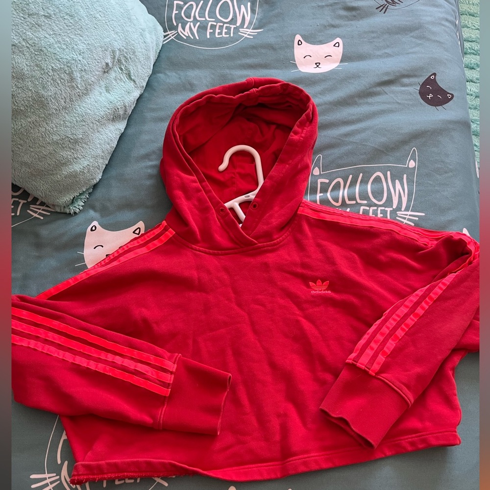 Adidas cropped sweater